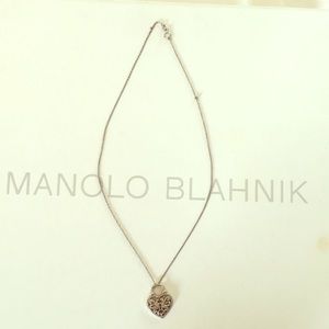 Sterling silver diamond heart locket